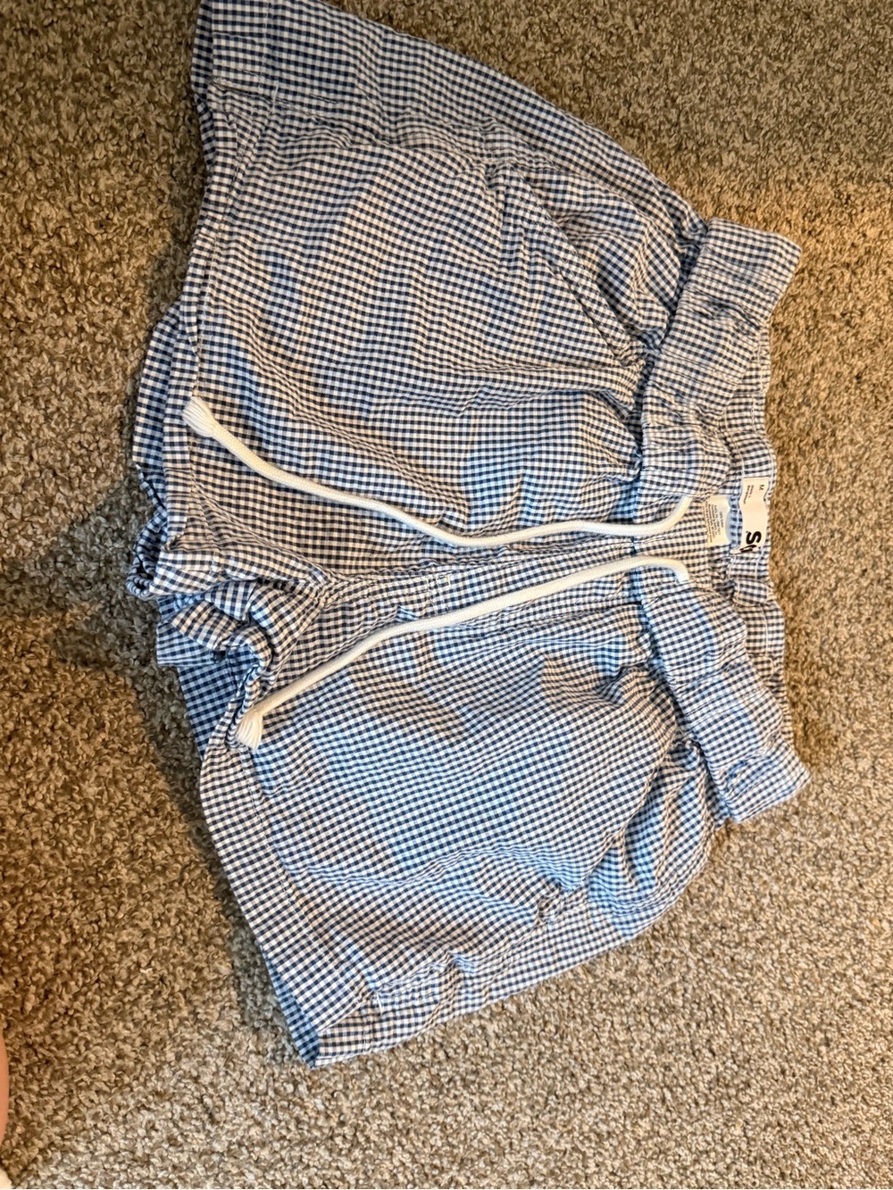 Kohl's Blue and White Gingham Women’s Shorts